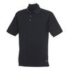 Callaway Men's Black 3 Button Texture Polo Tall