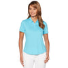 Callaway Women's Blue Atoll Birdseye Polo