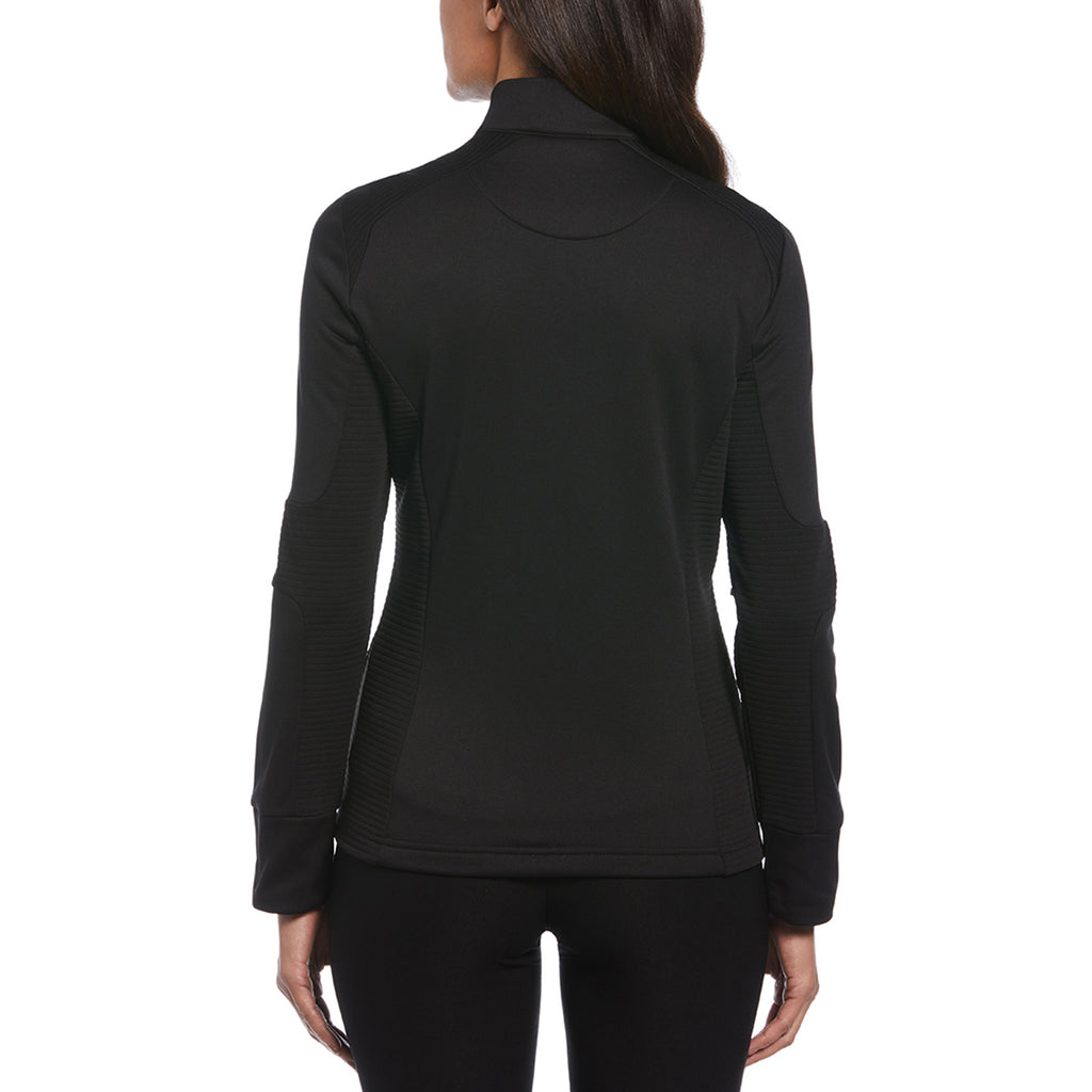 Callaway Women's Black Full-Zip Ottoman Jacket