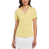 Callaway Women's Banana Cream Micro Texture Polo