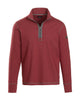 Landway Men's Red Mason Vintage Quarter-Zip Pullover