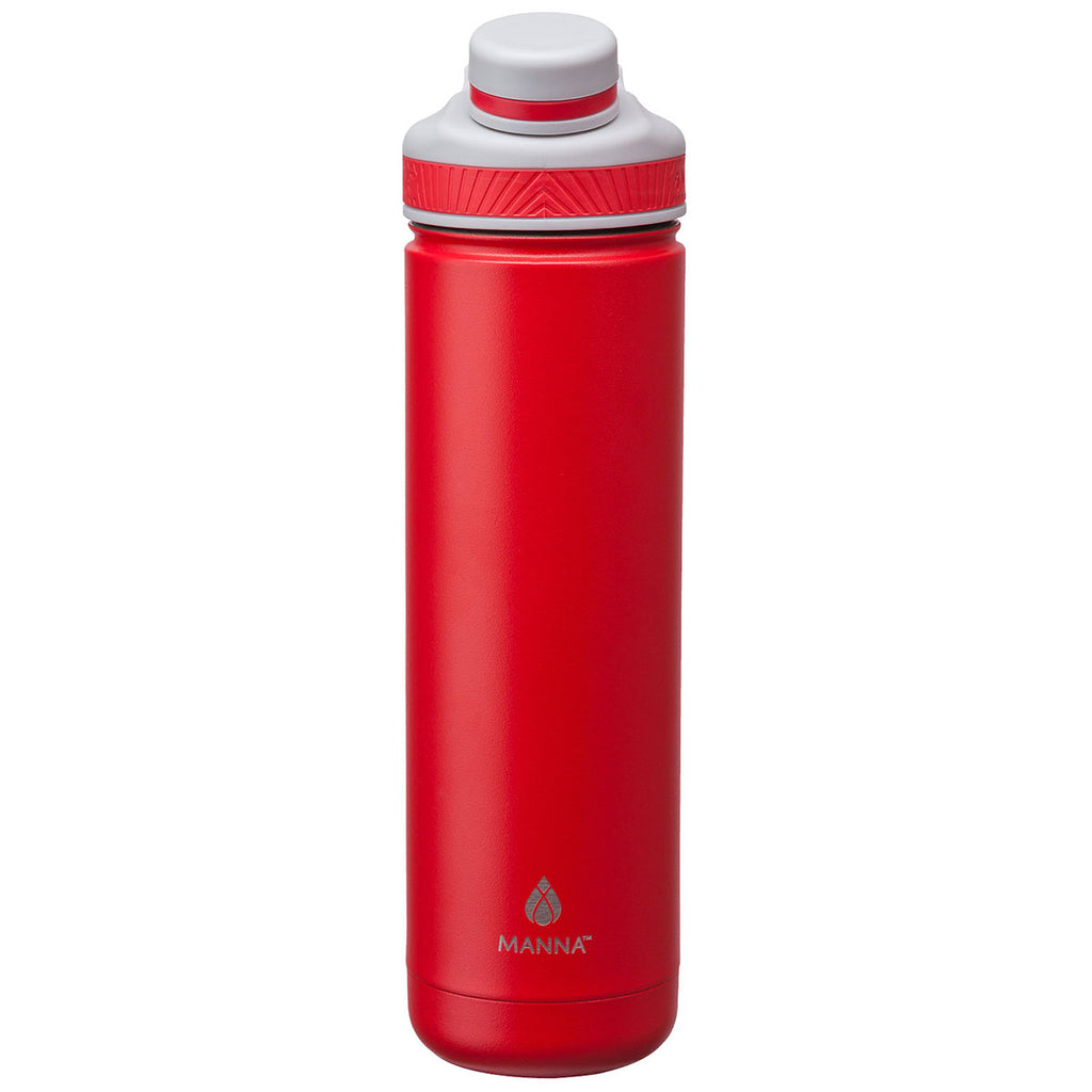 Manna Red 26 oz. Ranger Powder Coated Steel Bottle