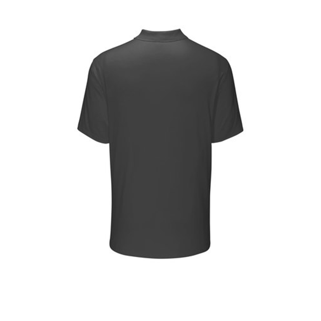 Nike Men's Dark Smoke Grey Dry Vapor Fog Print Polo