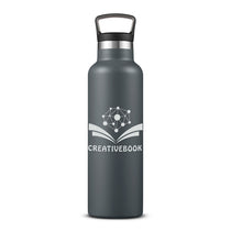 Columbia Charcoal 21 oz. Double-Wall Vacuum Bottle with Loop Top