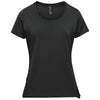 Stormtech Women's Black Montebello Performance Short Sleeve Tee