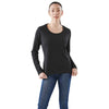 Stormtech Women's Charcoal Heather Montebello Performance Long Sleeve Tee