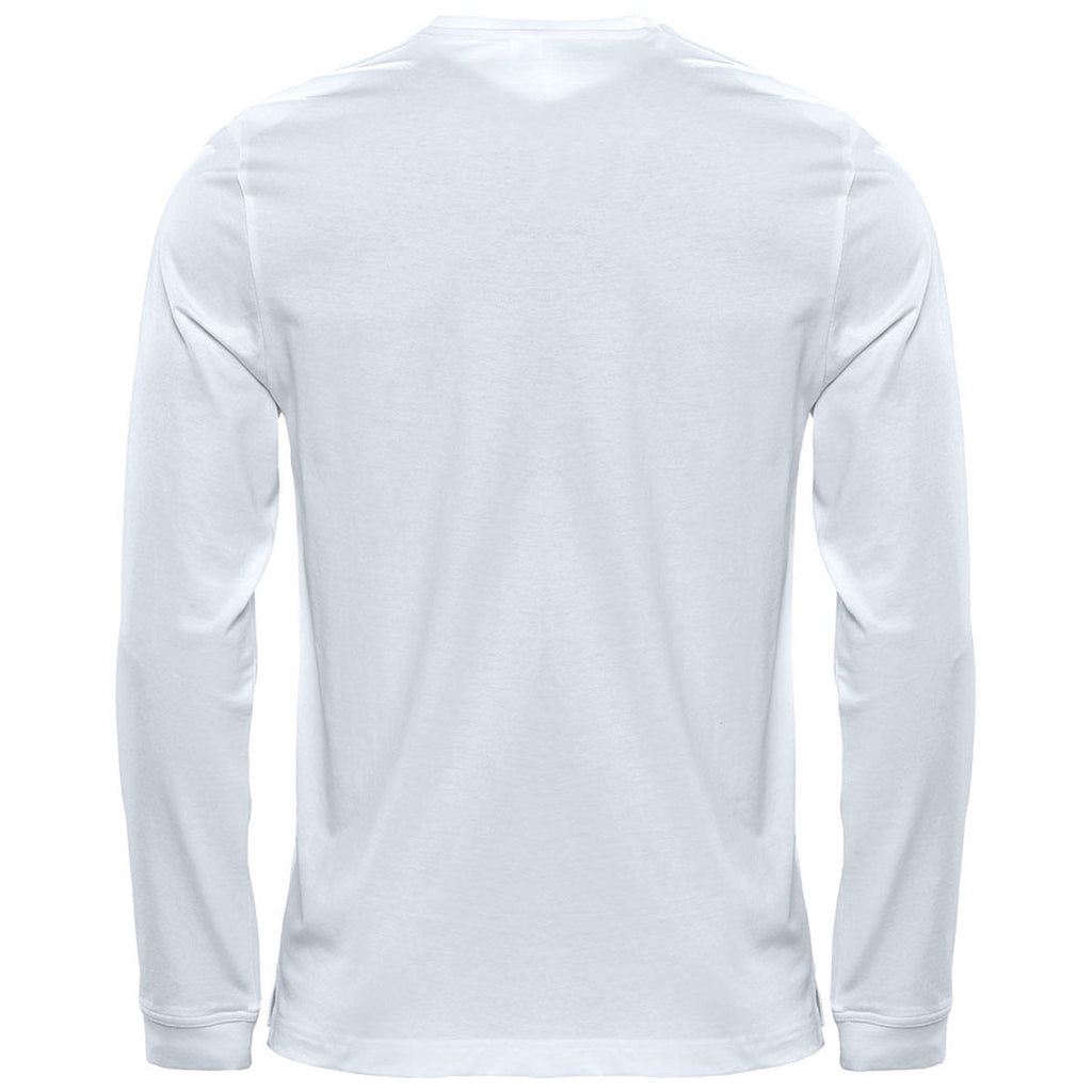 Stormtech Men's White Equinox Long Sleeve Tee