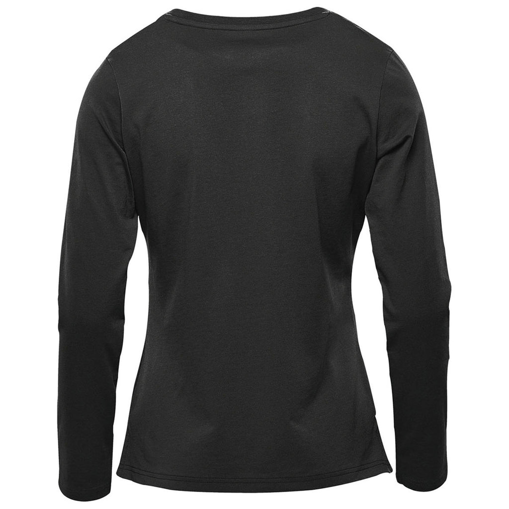 Stormtech Women's Black Equinox Long Sleeve Tee