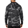 UNRL Unisex Black Camo Crossover Hoodie II