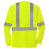 CornerStone Safety Yellow ANSI 107 Class 2 Long Sleeve Safety T-Shirt