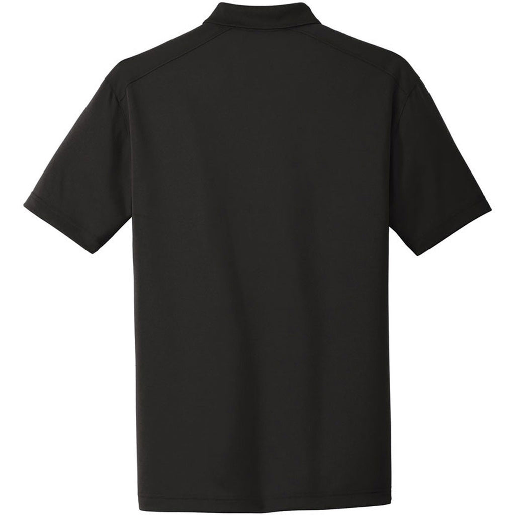 CornerStone Men's Black Select Lightweight Snag-Proof Polo