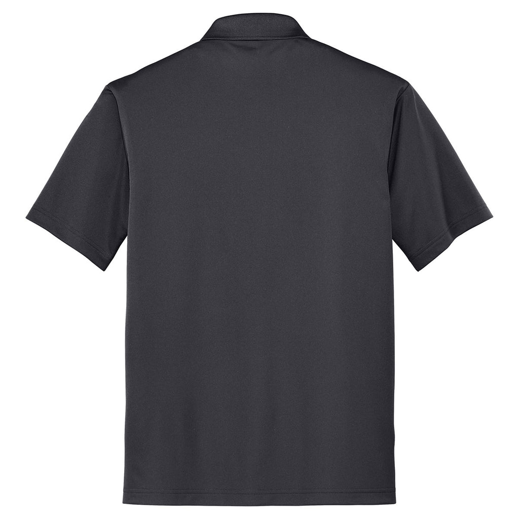 CornerStone Men's Iron Grey Micropique Gripper Polo