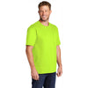 CornerStone Men's Safety Green Workwear Short Sleeve Pocket Tee