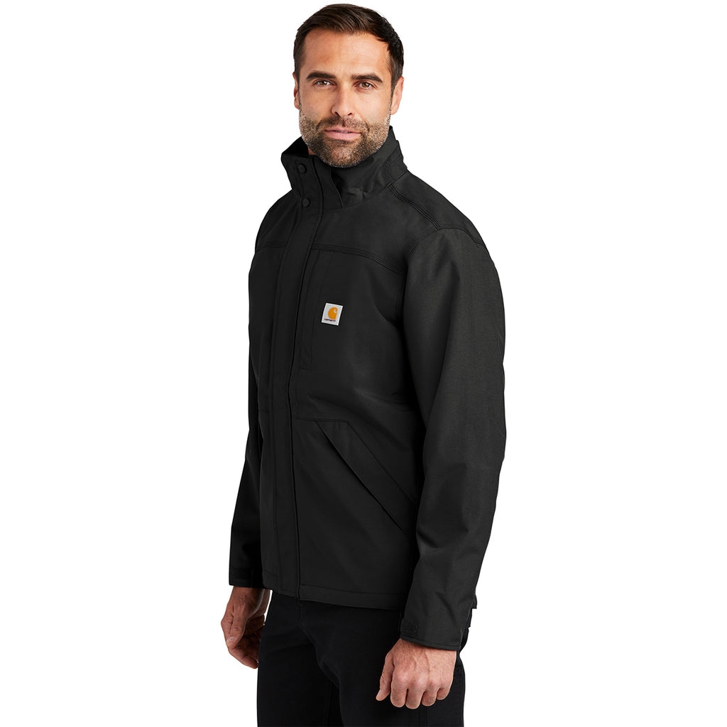 Carhartt Men's Black Storm Defender Shoreline Jacket