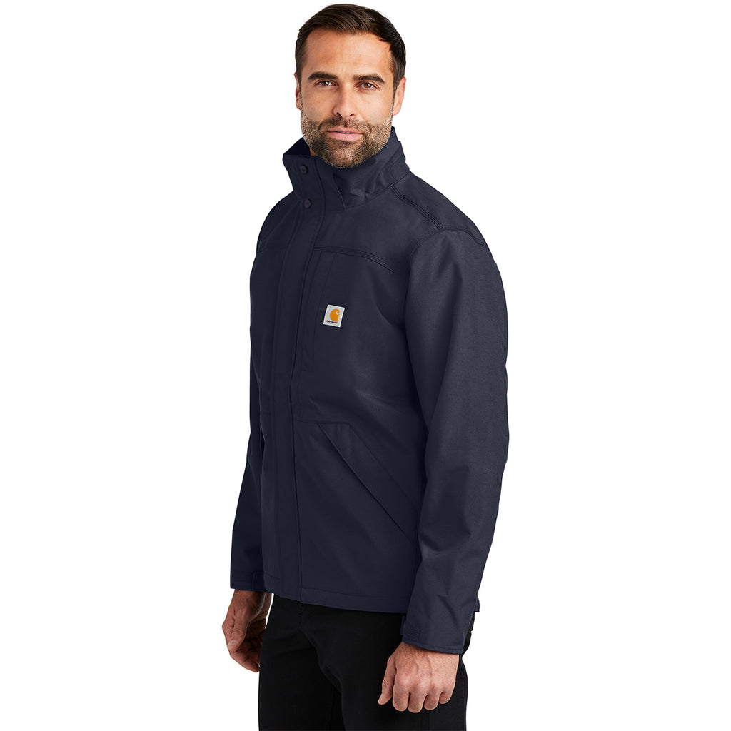 Carhartt Men's Navy Storm Defender Shoreline Jacket