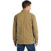 Carhartt Men's Dark Khaki Rugged Flex Fleece-Lined Shirt Jac