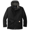 Carhartt Men's Black Super Dux Insulated Hooded Coat