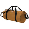 Carhartt Carhartt Brown Canvas Packable Duffel with Pouch