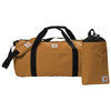 Carhartt Carhartt Brown Canvas Packable Duffel with Pouch