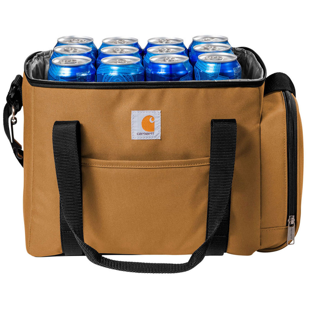 Carhartt Carhartt Brown Duffel 36-Can Cooler