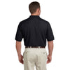 Devon & Jones Men's Black Pima Pique Short-Sleeve Polo