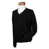 Devon & Jones Women's Black V-Neck Sweater