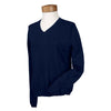 Devon & Jones Women's Navy V-Neck Sweater