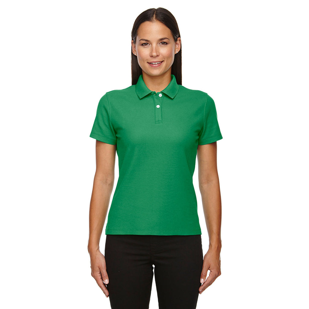 Devon & Jones Women's Kelly Green Drytec 20 Performance Polo