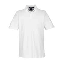 Devon & Jones Men's White CrownLux Performance Polo