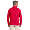 Devon & Jones Men's Red Stretch Tech-Shell Compass Full-Zip