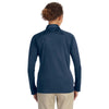 Devon & Jones Women's Navy Stretch Tech-Shell Compass Full-Zip