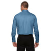 Devon & Jones Men's Slate Blue Crown Collection Solid Stretch Twill