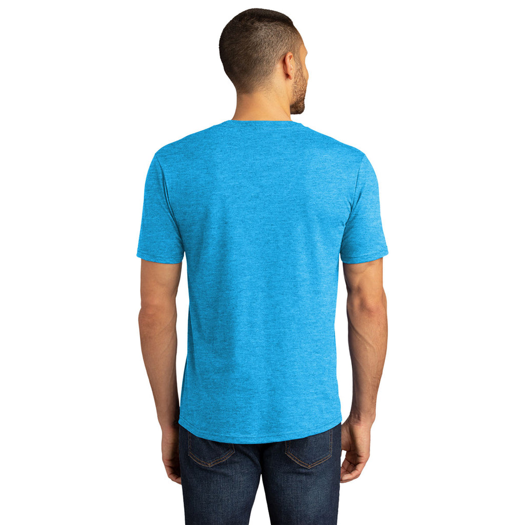 District Men's Turquoise Frost Perfect Tri DTG Tee