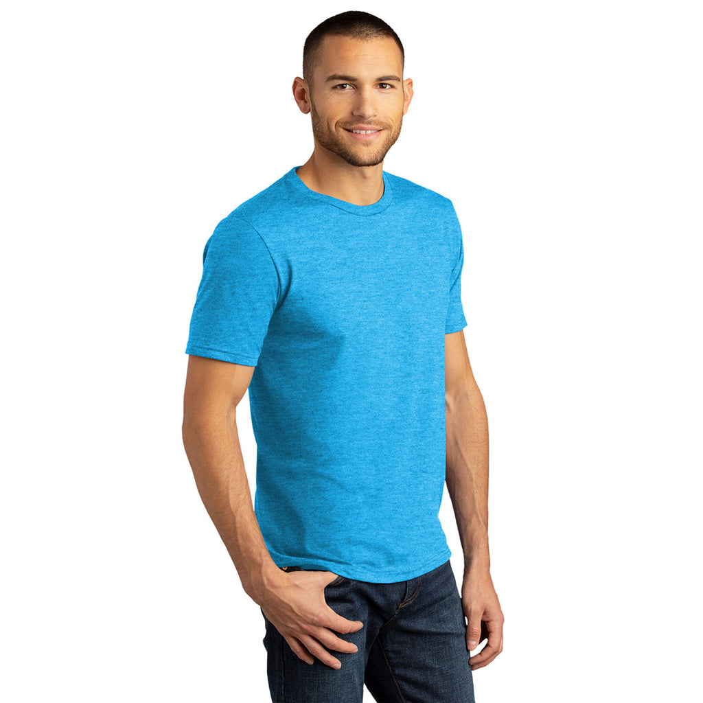 District Men's Turquoise Frost Perfect Tri DTG Tee