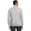 District Men's Heathered Grey Lightweight Fleece Quarter-Zip