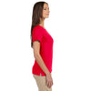 Devon & Jones Women's Red Perfect Fit Shell T-Shirt