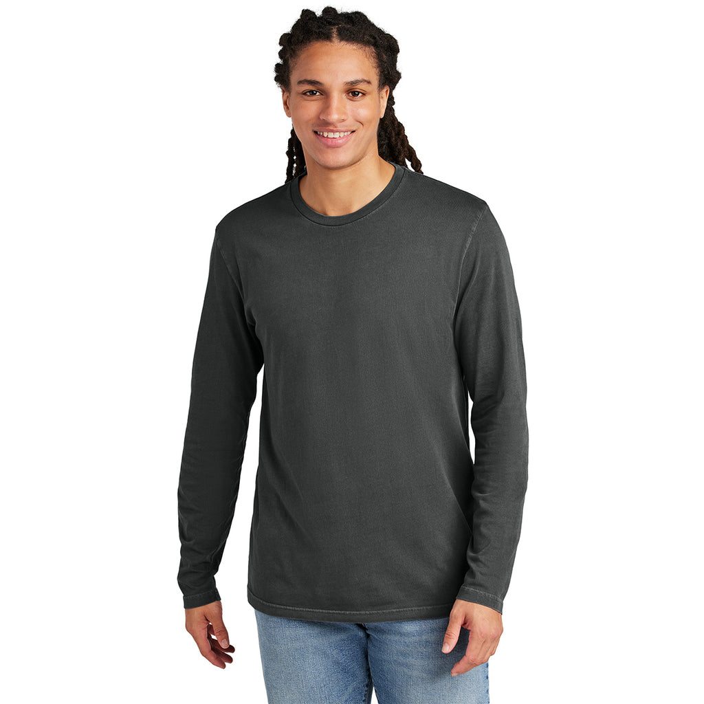 District Men's Graphite Wash Long Sleeve Tee