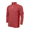 BAW Men's Red Dry-Tek Quarter Zip