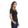 District Women's Black V.I.T. Rib Scoop Neck Tee