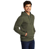 District Men's Heathered Olive V.I.T. Fleece Hoodie