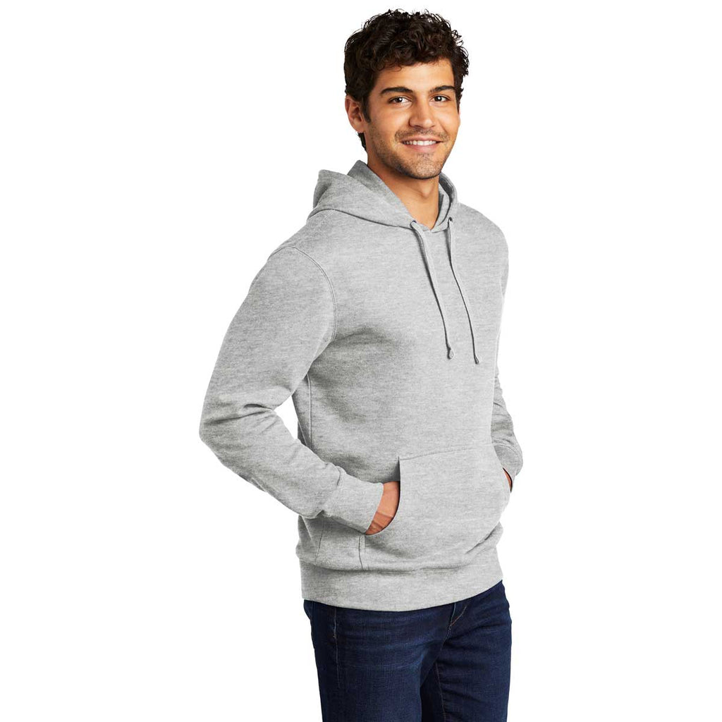 District Men's Light Heather Grey V.I.T. Fleece Hoodie