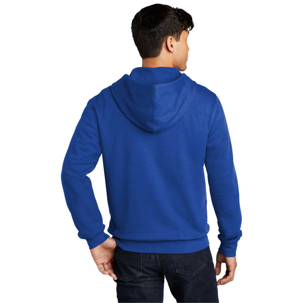 District Men's Deep Royal V.I.T. Fleece Full-Zip Hoodie