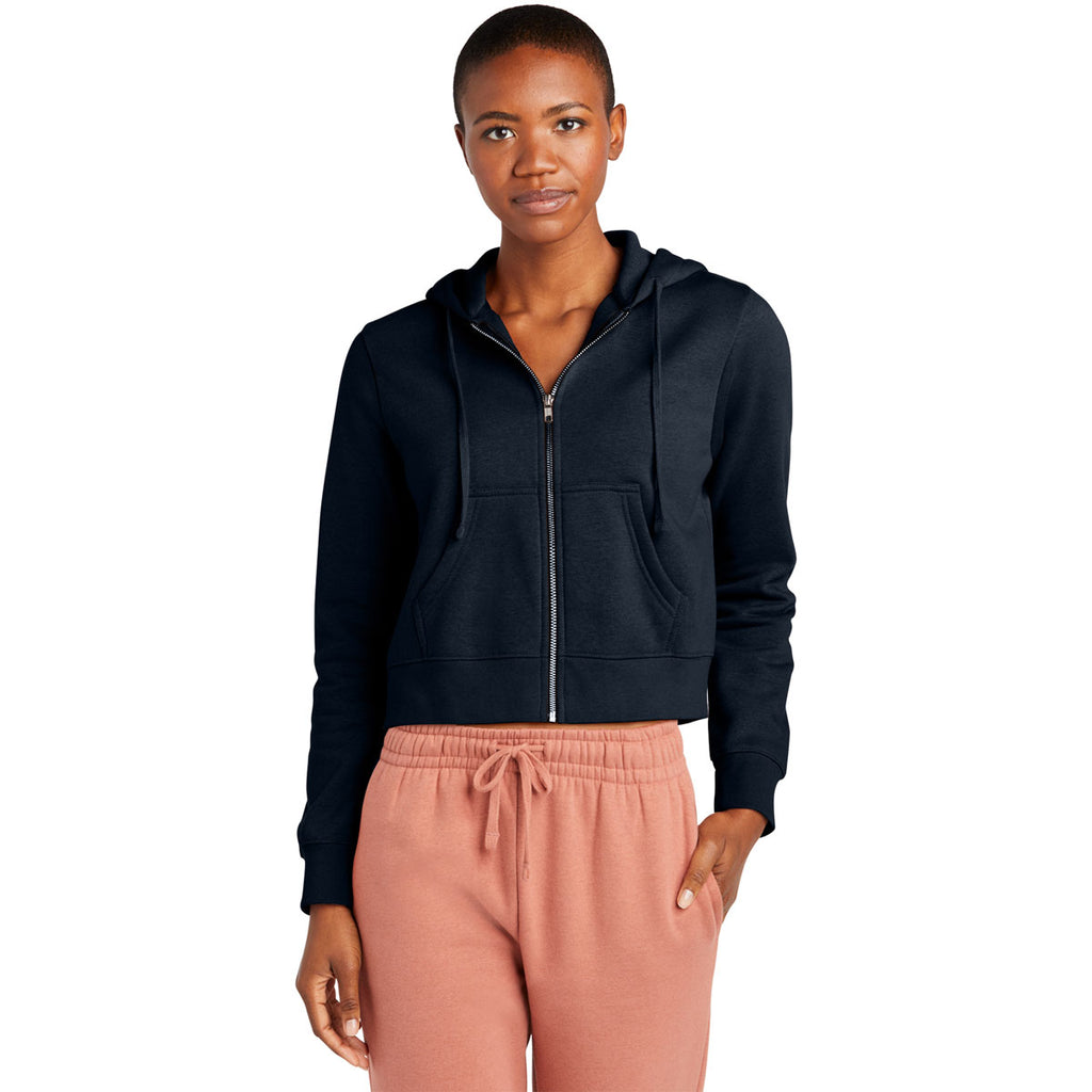 District Women's New Navy V.I.T. Fleece Full Zip