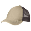 District Khaki/Chocolate Brown Super Soft Mesh Back Cap