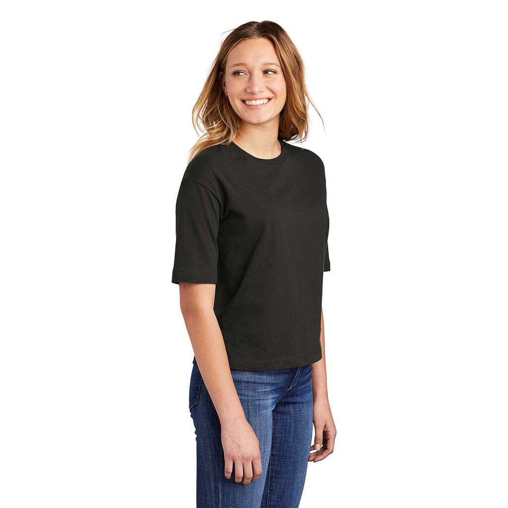 District Women's Black V.I.T. Boxy Tee