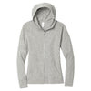 District Women's Light Grey Medal Full-Zip Hoodie