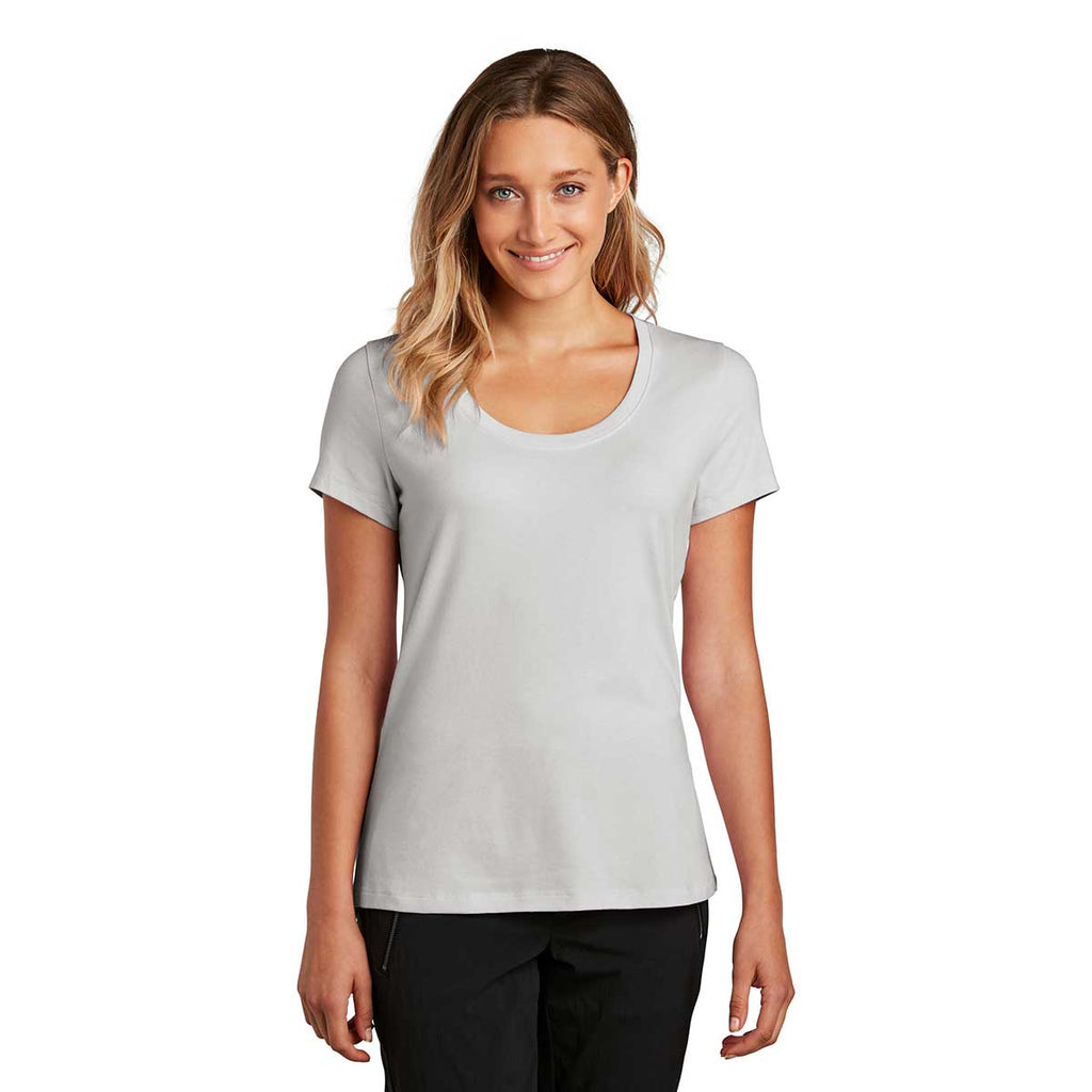 District Women's Silver Mist Flex Scoop Neck Tee