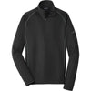 Eddie Bauer Men's Black 1/2-Zip Base Layer Fleece