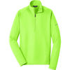 Eddie Bauer Men's Vivid Lime 1/2-Zip Base Layer Fleece