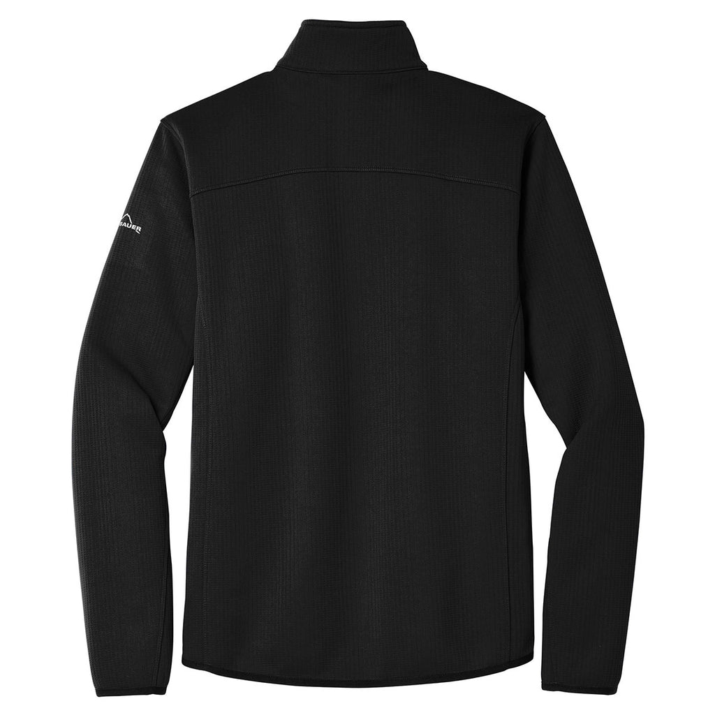 Eddie Bauer Men's Black Dash Full-Zip Fleece Jacket